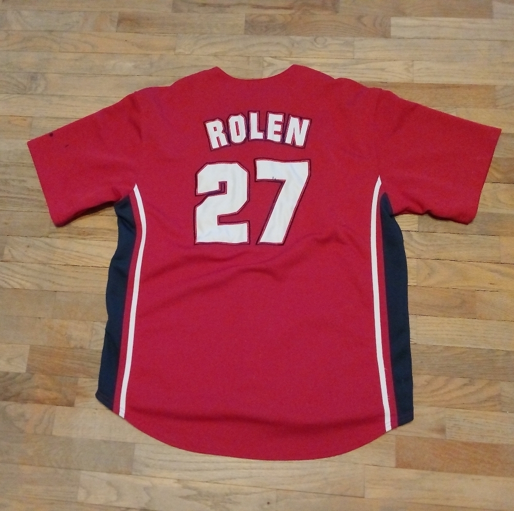 Scott Rolen #27 St. Louis Cardinals MLB Men’s Jersey Button Up XL 2000s - Picture 8 of 9